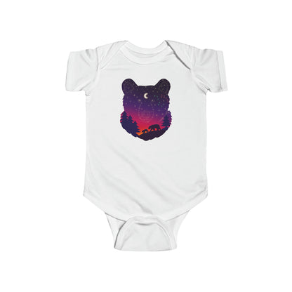 Short-sleeved onesie - Bear Constellation