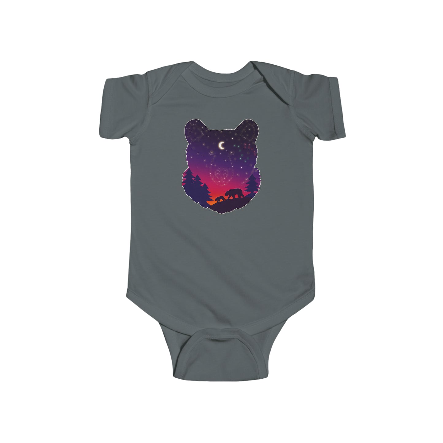 Short-sleeved onesie - Bear Constellation