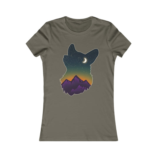T-shirt femme - Constellation corgi