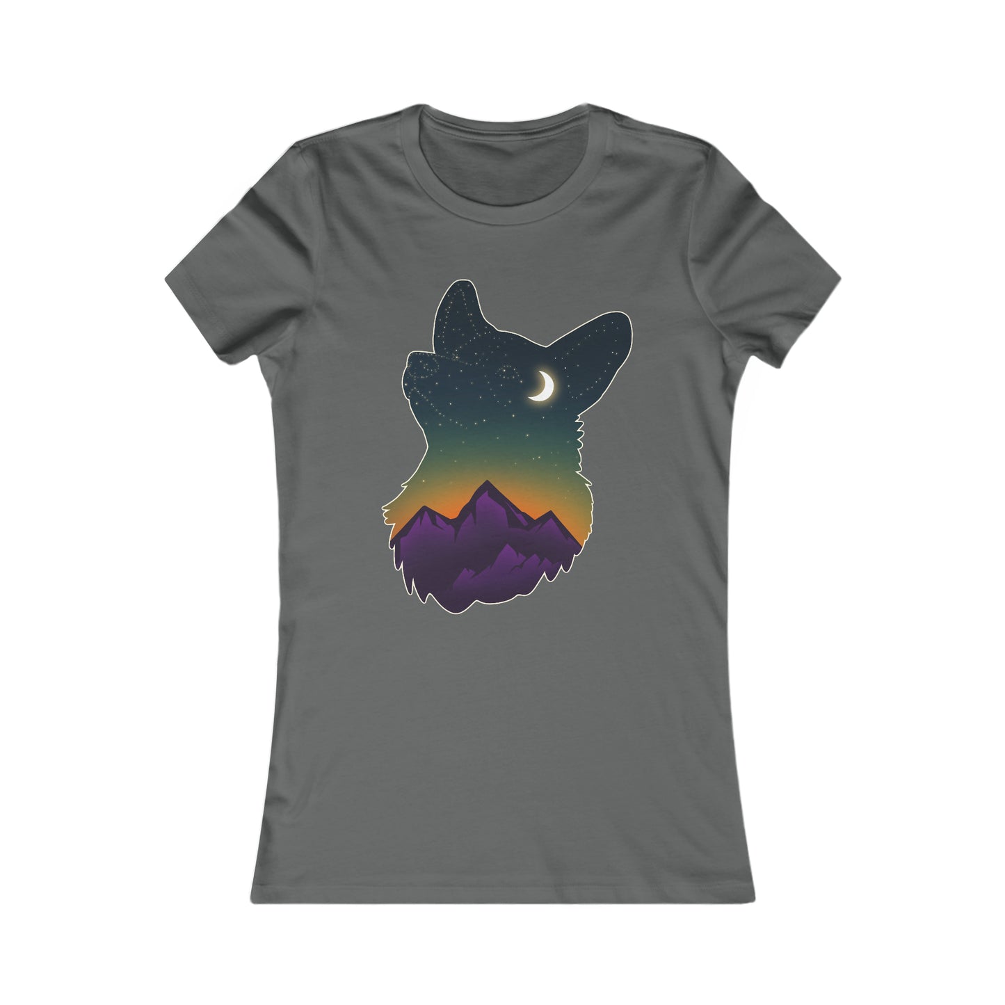 T-shirt femme - Constellation corgi