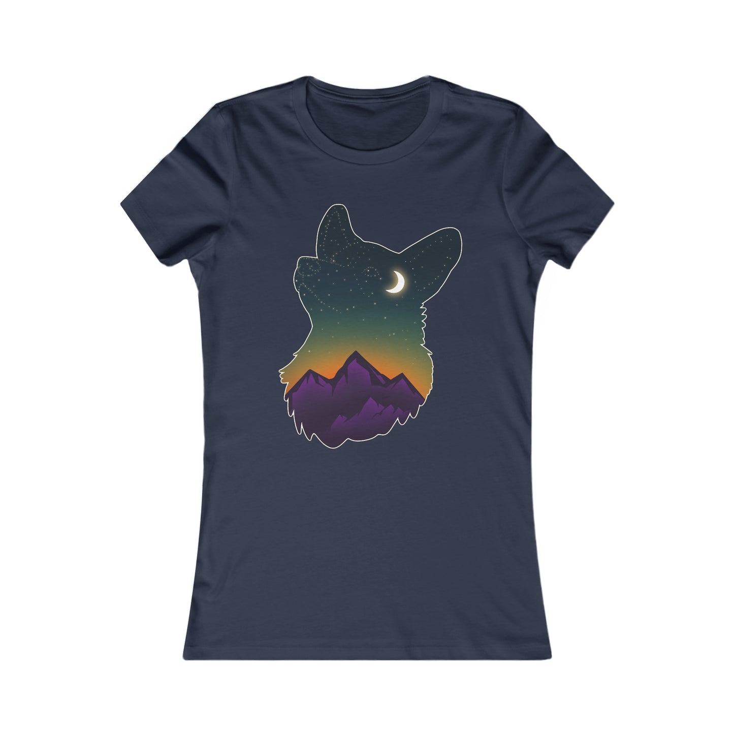 T-shirt femme - Constellation corgi