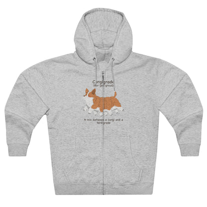 Full Zip Hoodie - Unisex - Corgigrade 