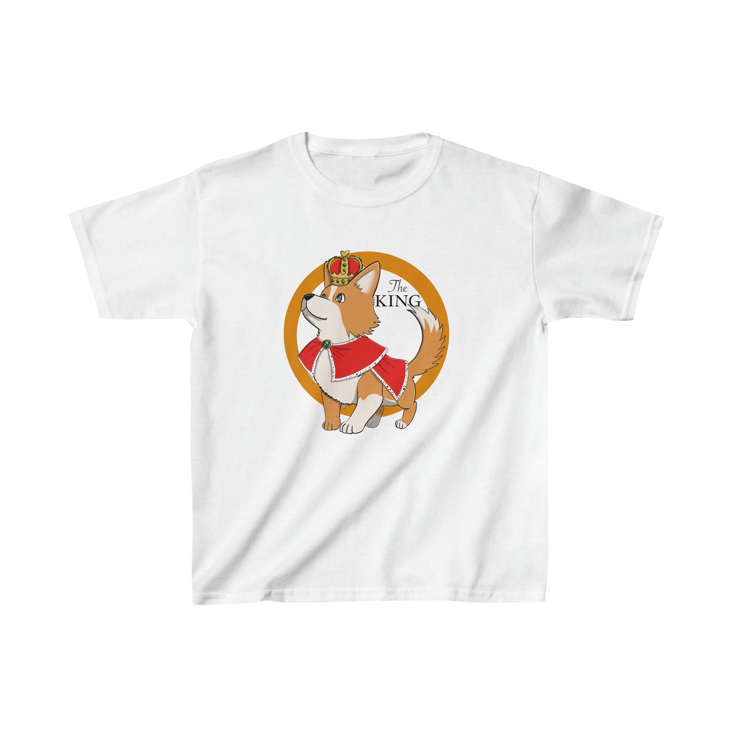 Children's t-shirt - King corgi