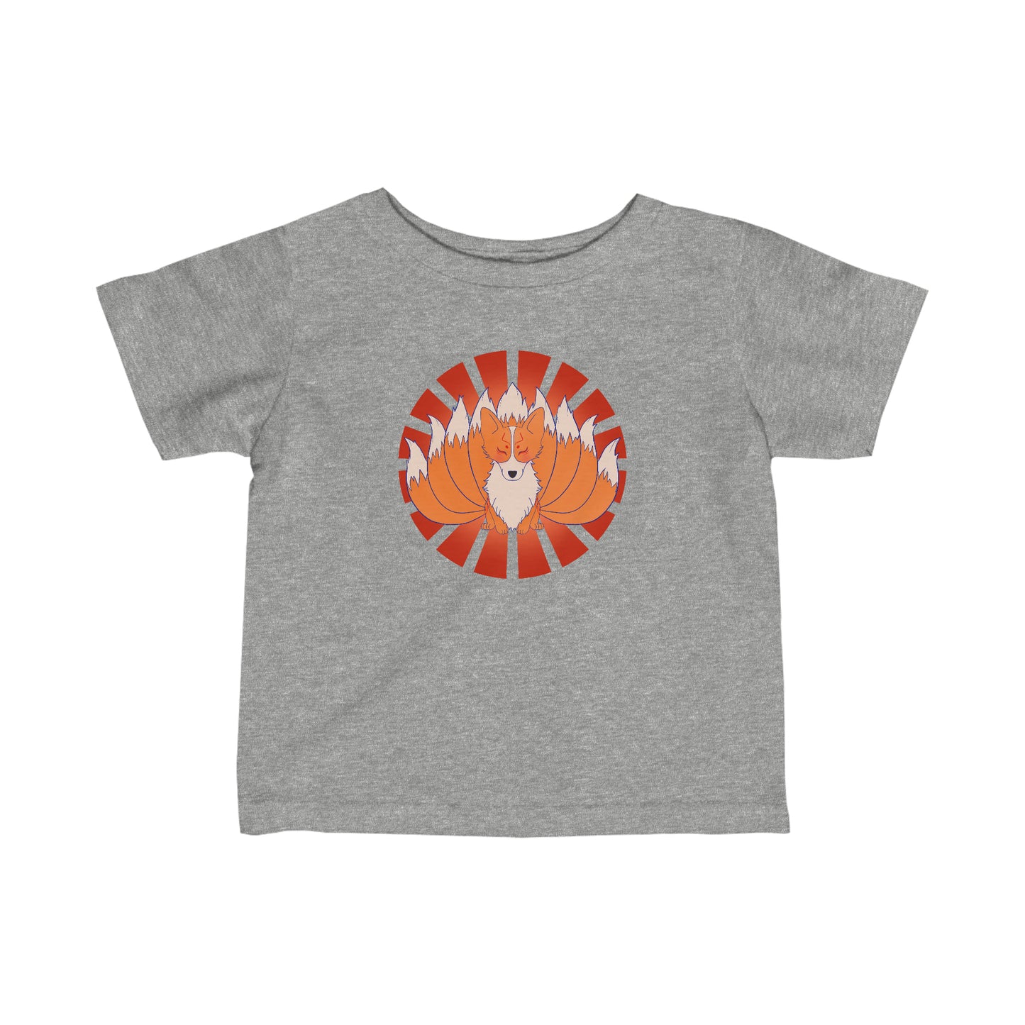 T-shirt bébé - Corgi à neuf queues