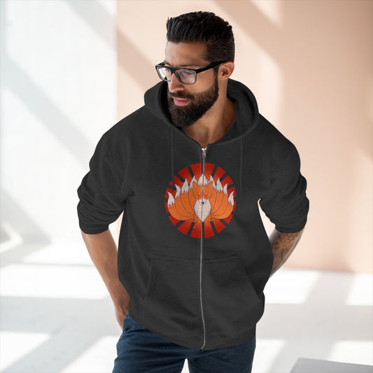 Full Zip Hoodie - Unisex - Nine-tailed Corgi