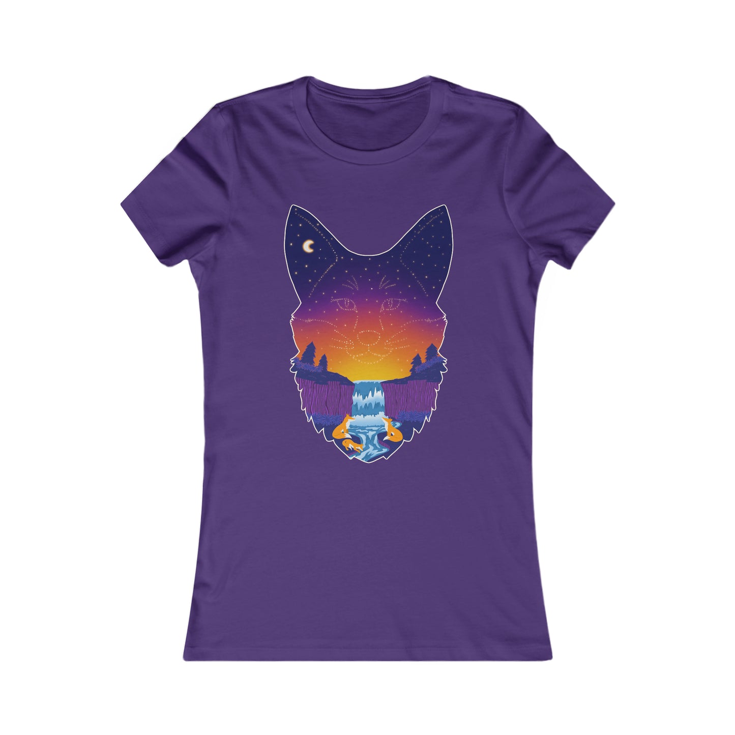 Women's t-shirt - Fox constellation