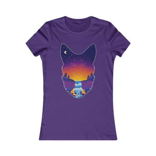 T-shirt femme - Constellation renard