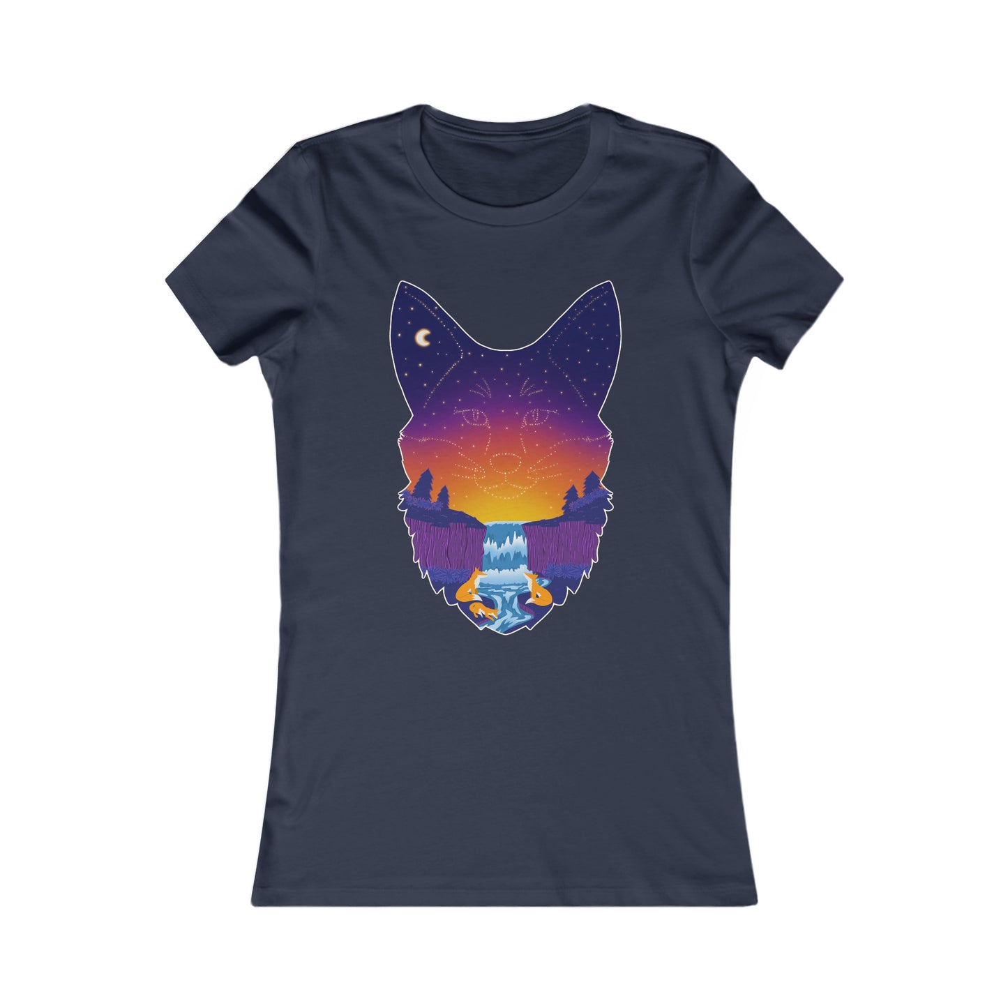 Women's t-shirt - Fox constellation