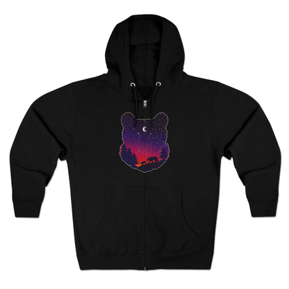 Full Zip Hoodie - Unisex - Bear Constellation