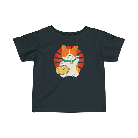 T-shirt bébé - Maneki corgi