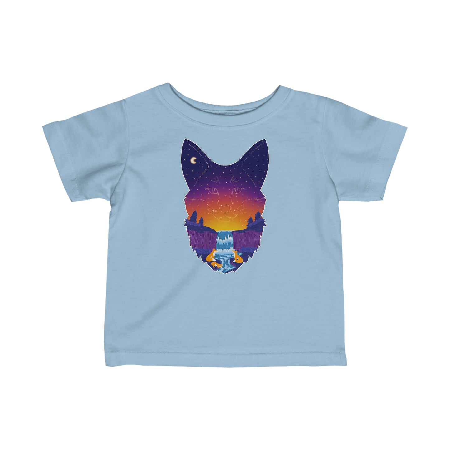 Baby's t-shirt - Fox constellation