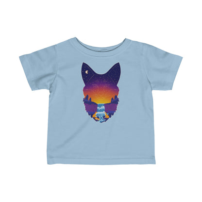 Baby's t-shirt - Fox constellation