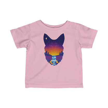 Baby's t-shirt - Fox constellation