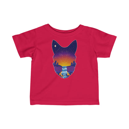 Baby's t-shirt - Fox constellation