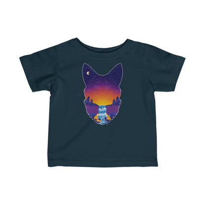 Baby's t-shirt - Fox constellation