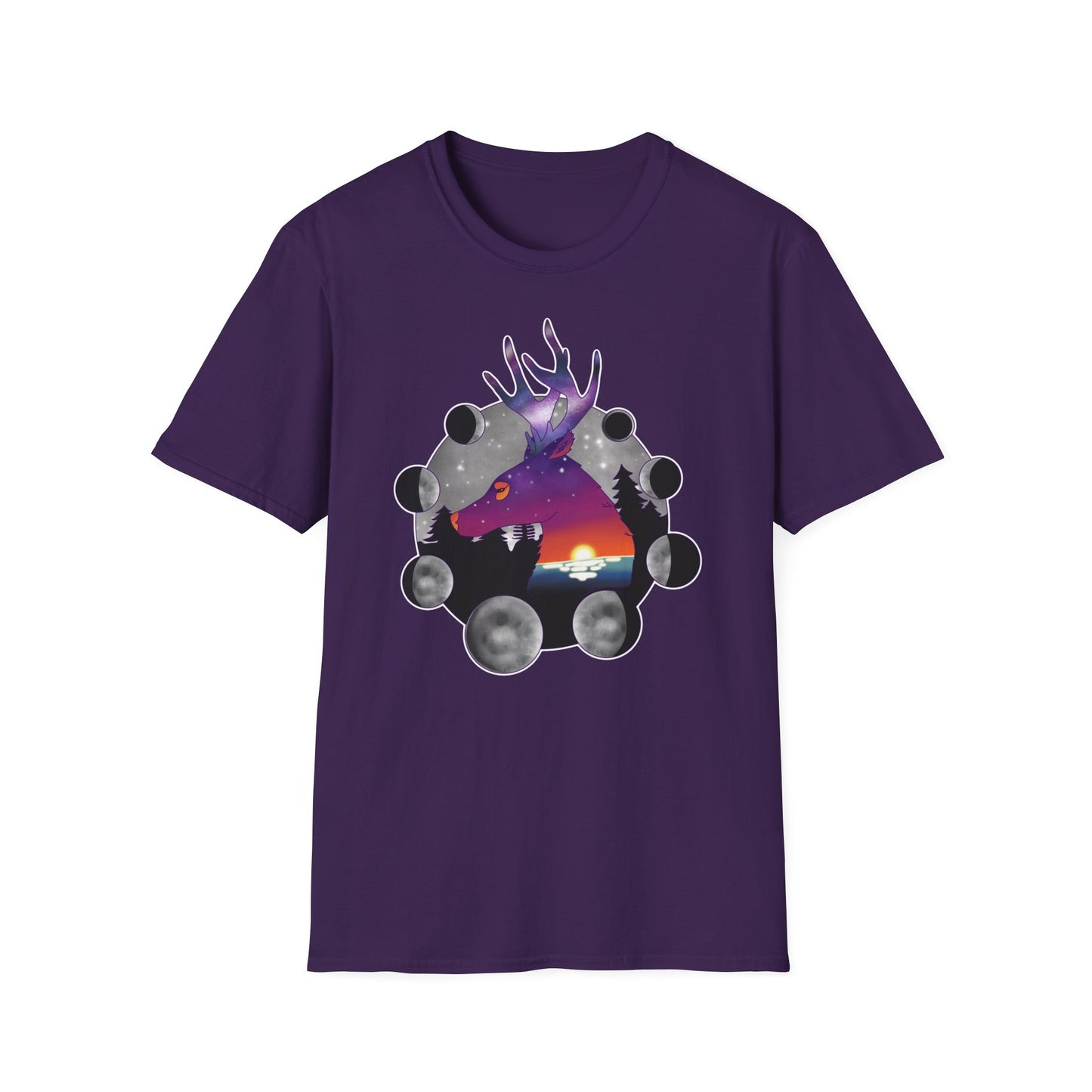T-Shirt - Unisexe - Cerf cosmique