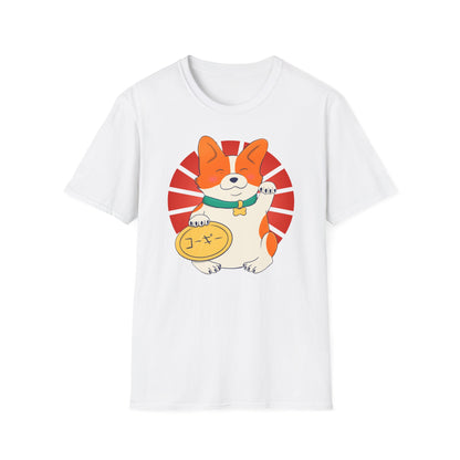 T-shirt - Unisex - Maneki corgi