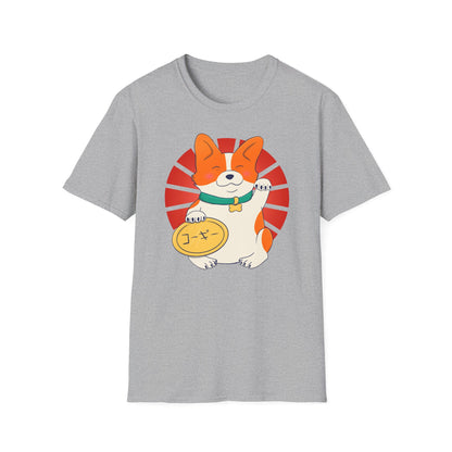 T-shirt - Unisex - Maneki corgi