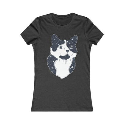 T-shirt femme - Chat étoilé