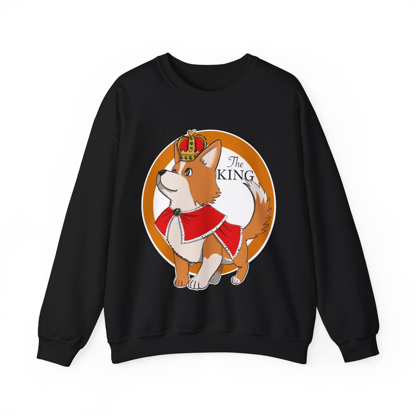 Chandail à col rond - Unisexe - King corgi