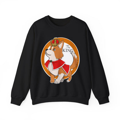 Chandail à col rond - Unisexe - King corgi