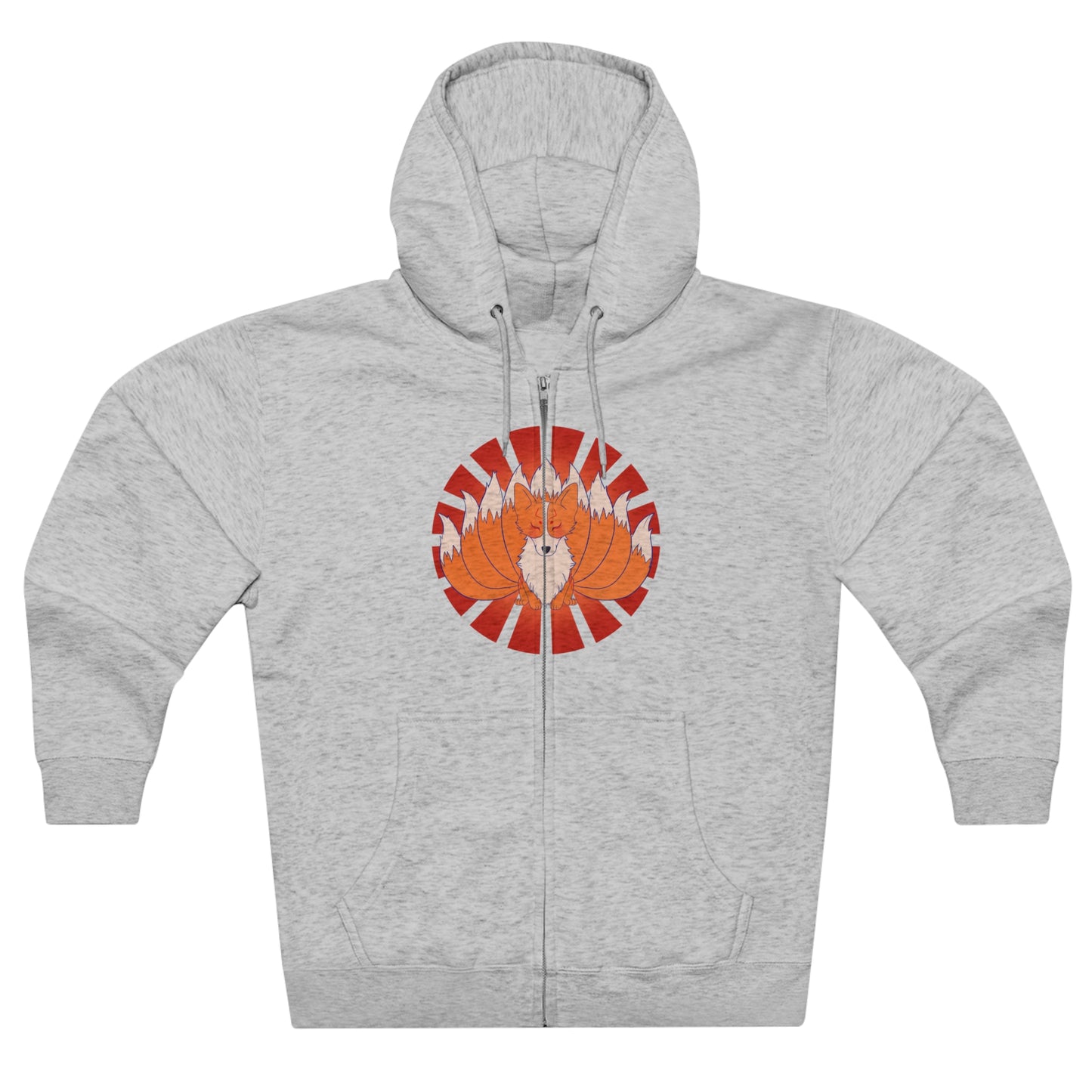 Full Zip Hoodie - Unisex - Nine-tailed Corgi