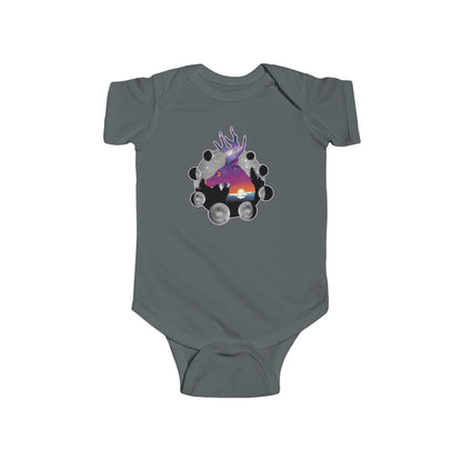 Short Sleeve Onesie - Cosmic Deer