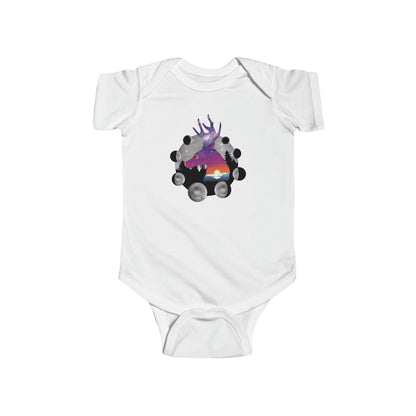 Short Sleeve Onesie - Cosmic Deer