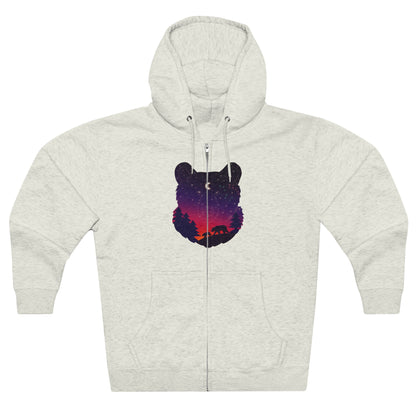 Full Zip Hoodie - Unisex - Bear Constellation
