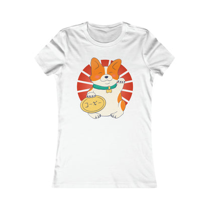 T-shirt femme - Maneki corgi