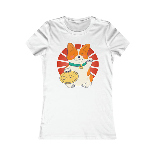 T-shirt femme - Maneki corgi