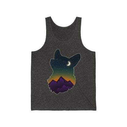 Tank top - Unisexe - Constellation corgi
