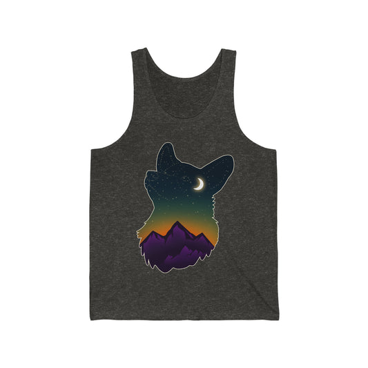 Tank top - Unisexe - Constellation corgi
