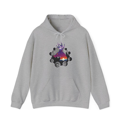 Hoodie - Unisexe - Cerf cosmique