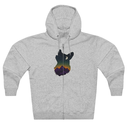 Full Zip Hoodie - Unisex - Constellation Corgi