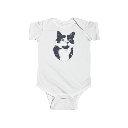 Short-sleeved Onesie - Starry Cat