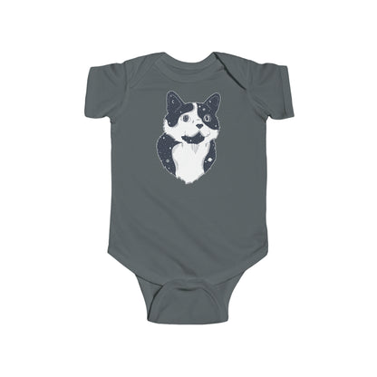 Short-sleeved Onesie - Starry Cat