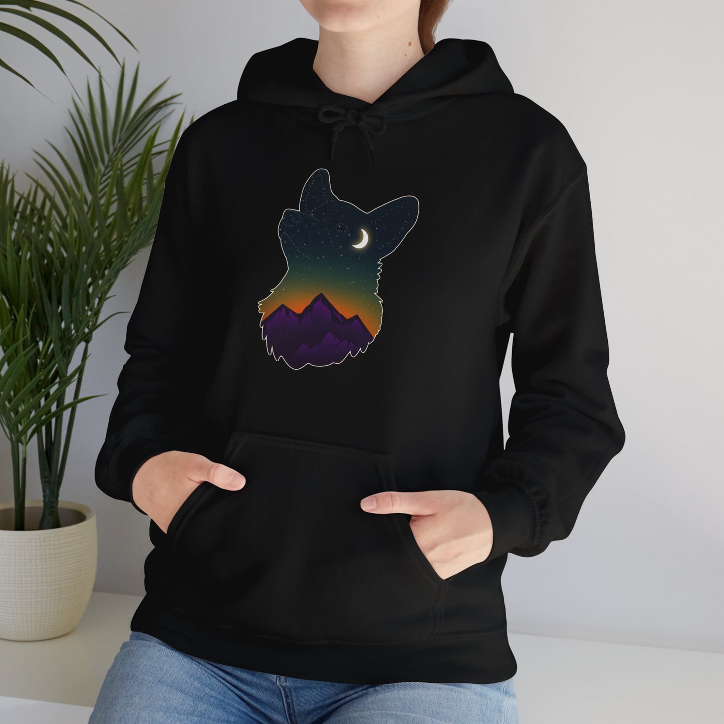 Hoodie - Unisexe - Constellation corgi