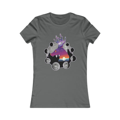 T-shirt femme - Cerf cosmique