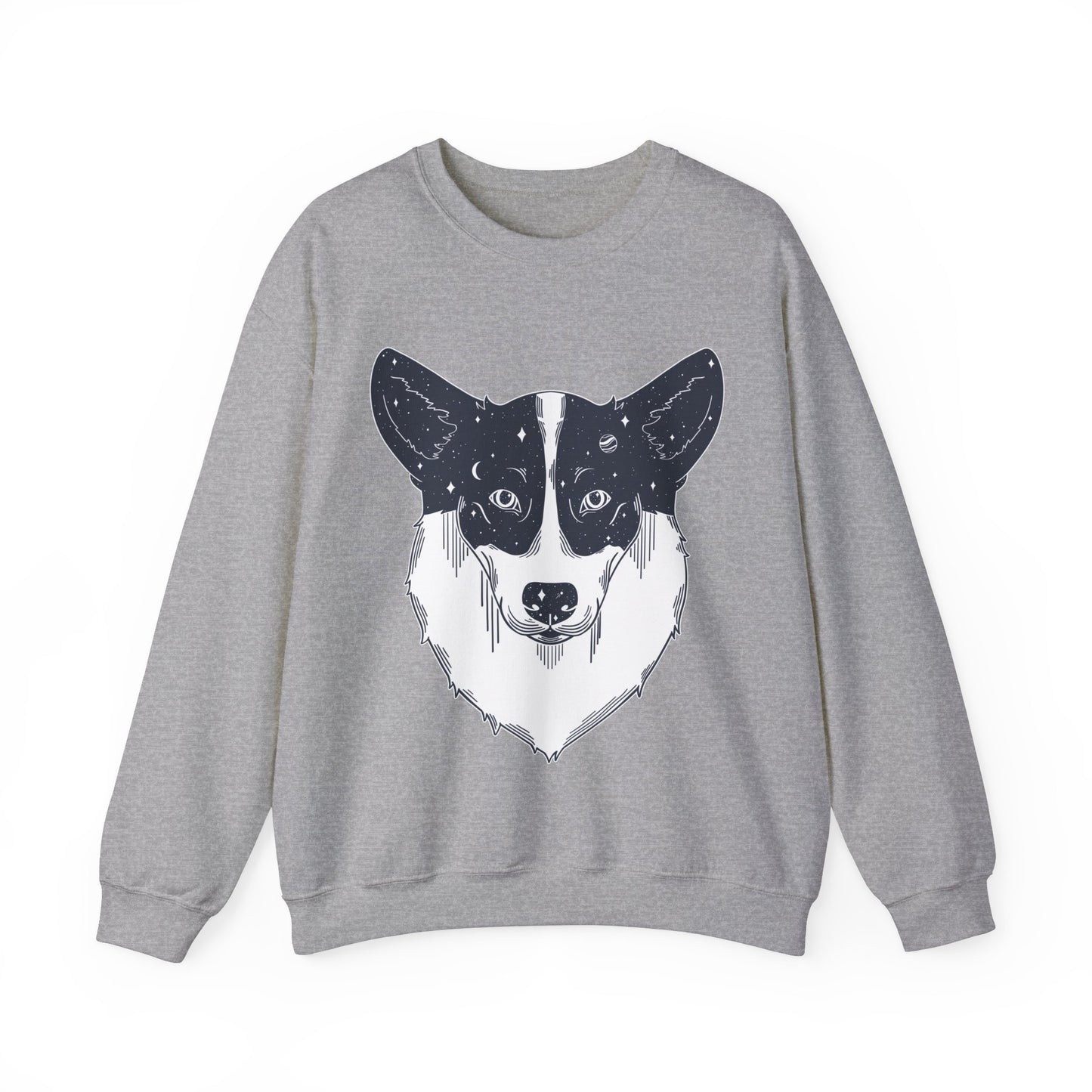 Chandail à col rond - Unisexe - Corgi étoilé