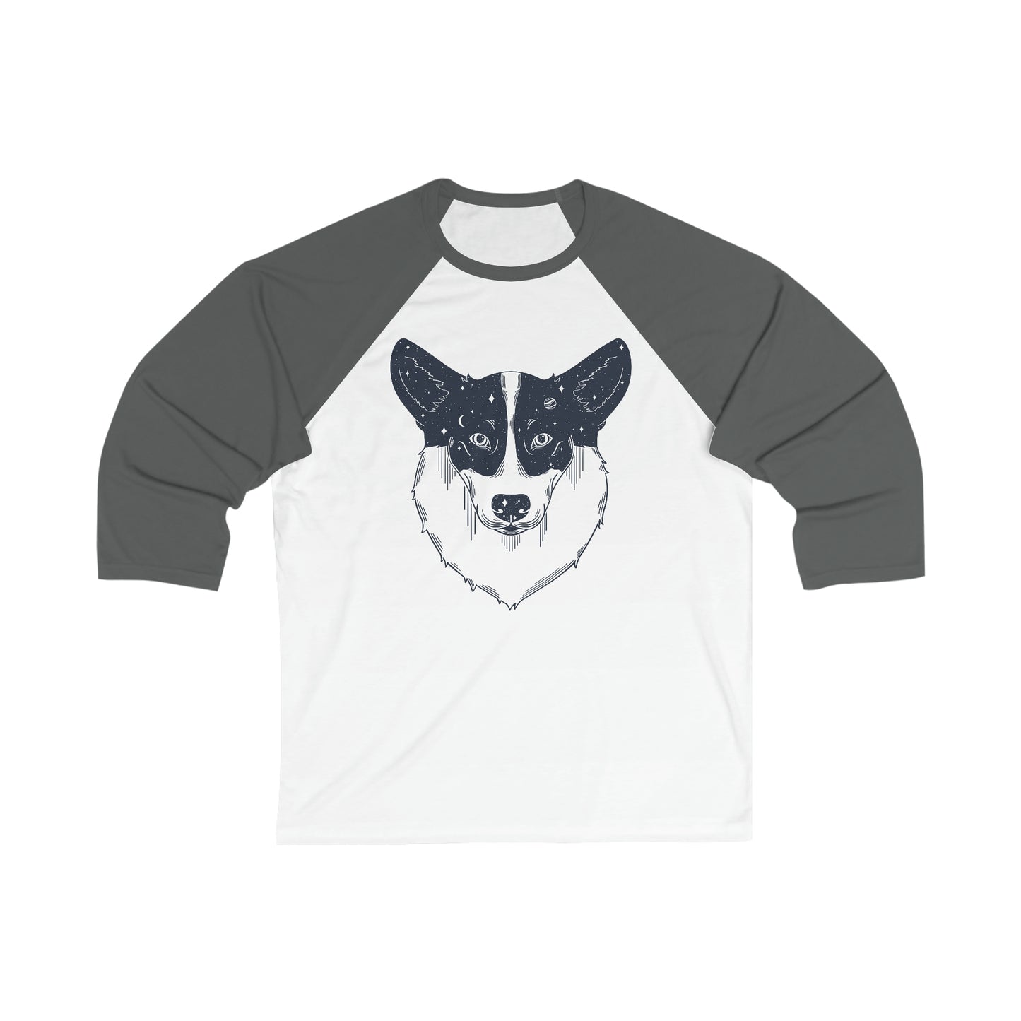 Chandail baseball - Unisexe - Corgi étoilé