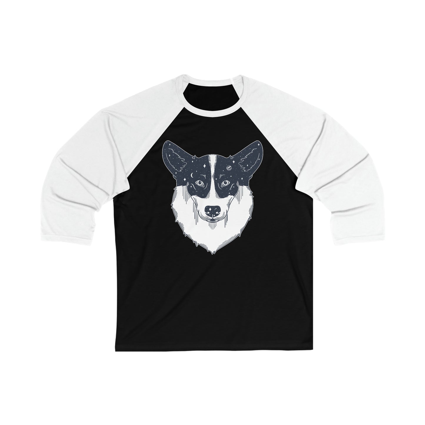 Chandail baseball - Unisexe - Corgi étoilé