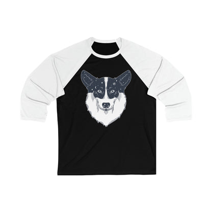 Chandail baseball - Unisexe - Corgi étoilé