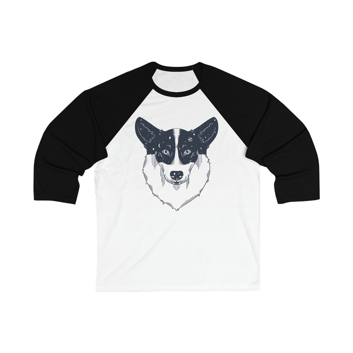 Chandail baseball - Unisexe - Corgi étoilé
