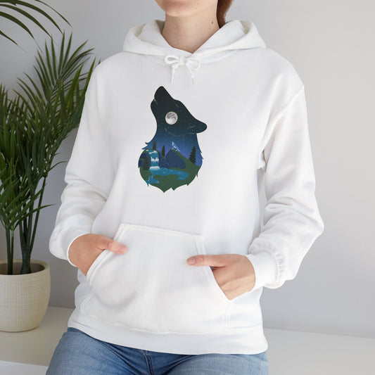 Hoodie - Unisexe - Constellation loup