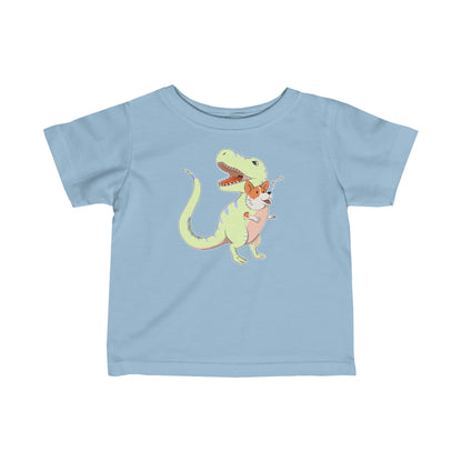 Baby's t-shirt - Corgi rex