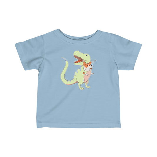 T-shirt bébé - Corgi rex
