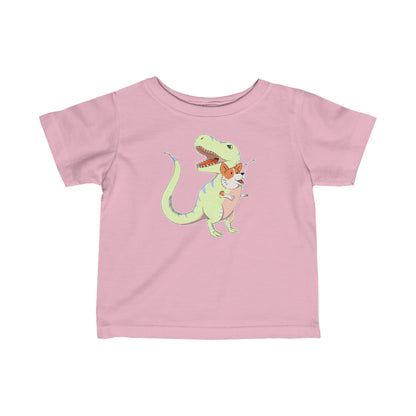 Baby's t-shirt - Corgi rex