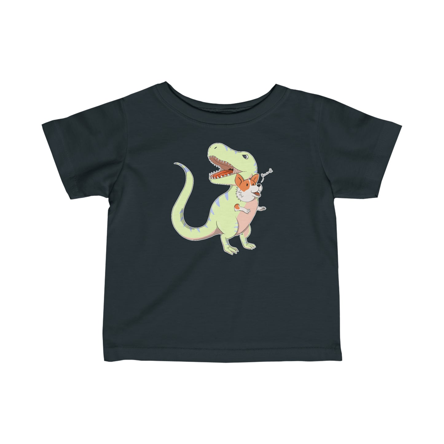 Baby's t-shirt - Corgi rex