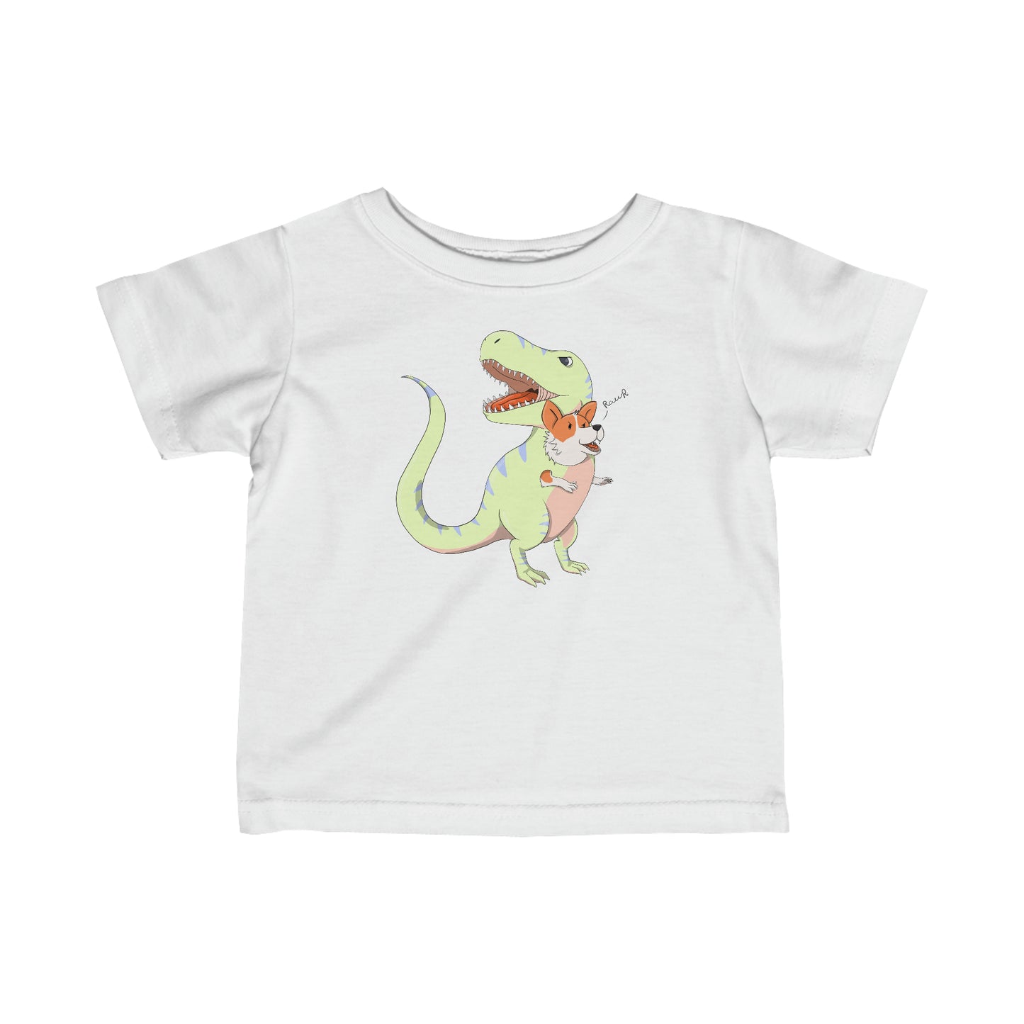 Baby's t-shirt - Corgi rex